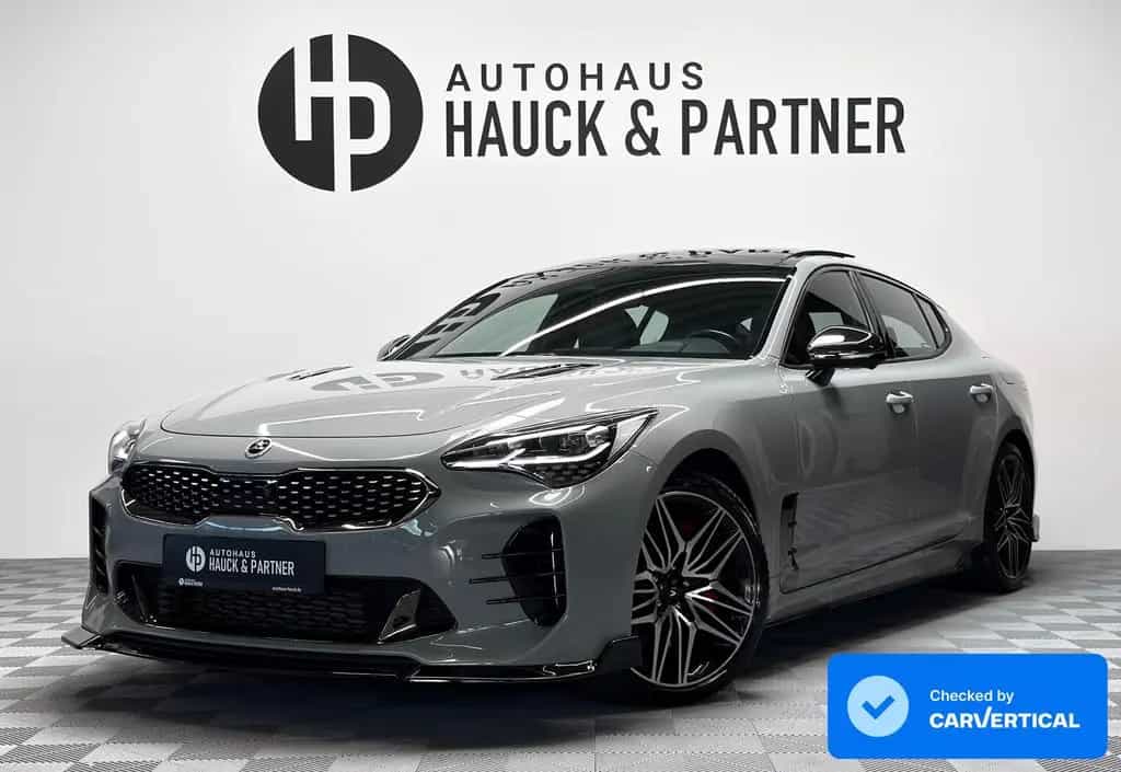 Kia Stinger GT 4WD *Bastuck*ACC*HK*Pano*360°*H-Up* 04/2021-photo-0