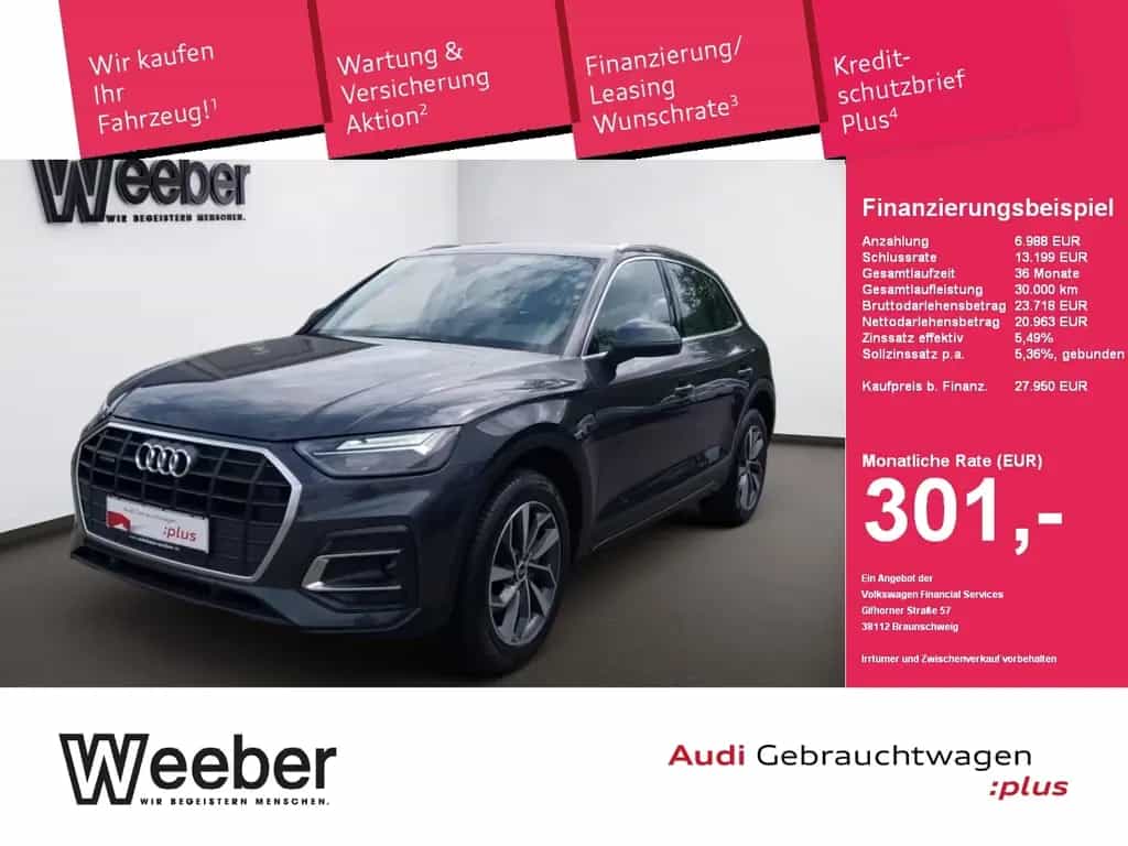 Audi Q5 quattro *AHK*LED*NAVI*KAMERA*SHZ*19ZOLL LM* 10/2021-photo-0