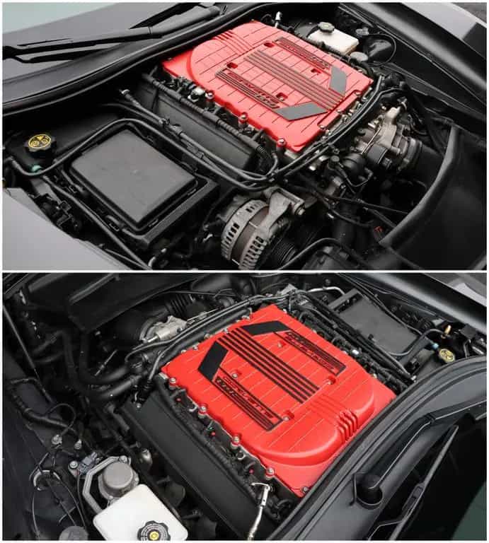 Corvette Z06 6.2 V8 Targa/Head-up/BOSE/360°/SHZ/SBL/R19 07/2019-photo-16