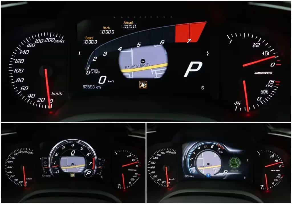 Corvette Z06 6.2 V8 Targa/Head-up/BOSE/360°/SHZ/SBL/R19 07/2019-photo-28