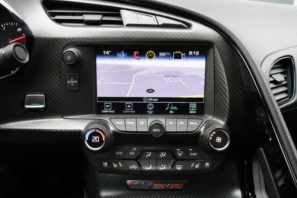 Corvette Z06 6.2 V8 Targa/Head-up/BOSE/360°/SHZ/SBL/R19 07/2019-photo-36