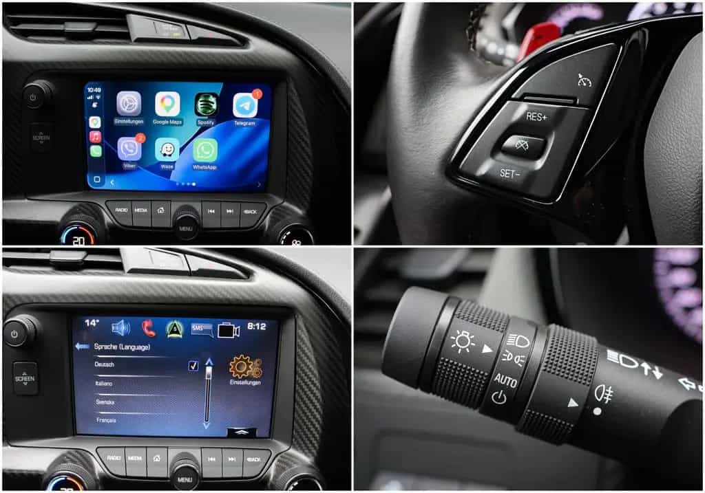 Corvette Z06 6.2 V8 Targa/Head-up/BOSE/360°/SHZ/SBL/R19 07/2019-photo-42