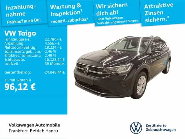 Volkswagen Taigo 1.0 TSI Goal ACC DAB+ LED FrontAssist 08/2025-photo-0