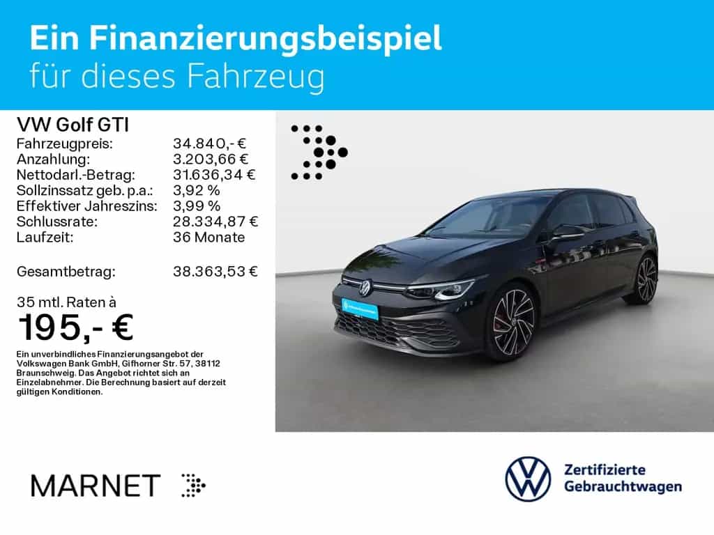 Volkswagen Golf GTI VIII 2.0 TSI  Clubsport Black Style DS 04/2024-photo-1