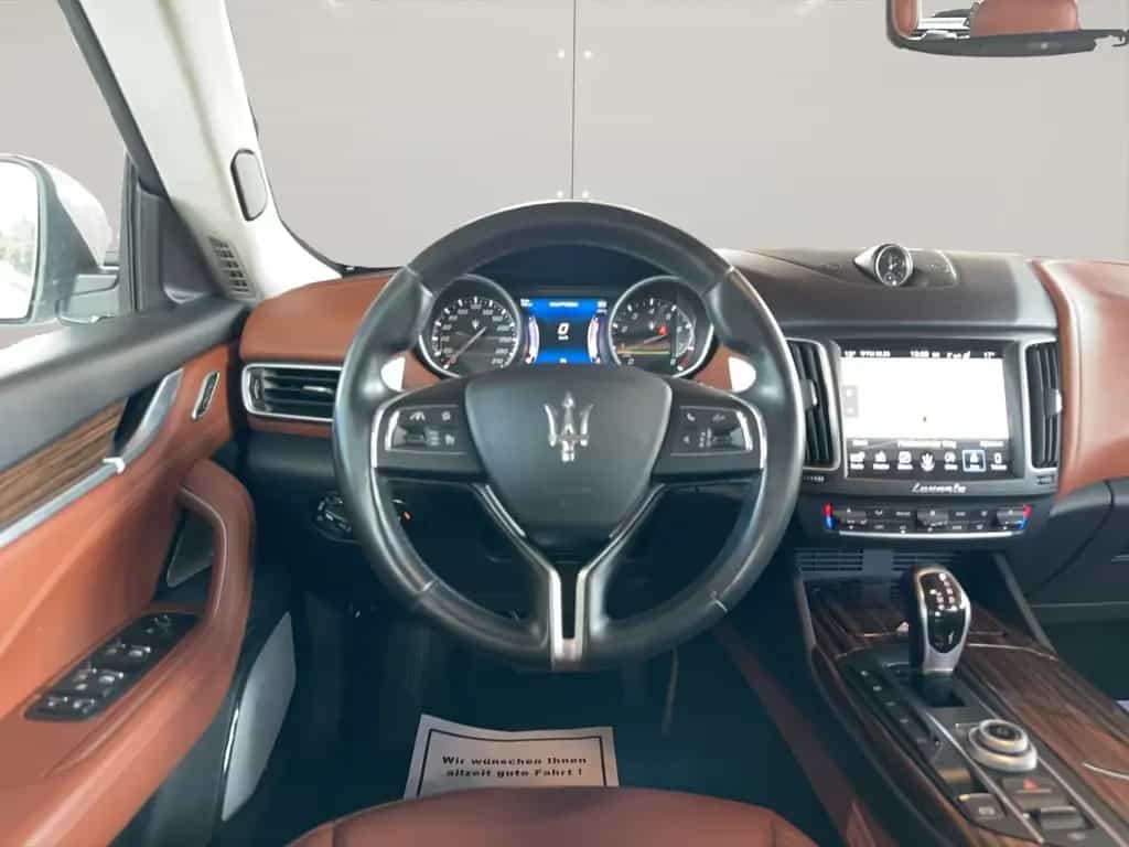 Maserati Levante S 3.0 / MEMORY / LED / PANORAMA / COGNAC 07/2016-photo-13