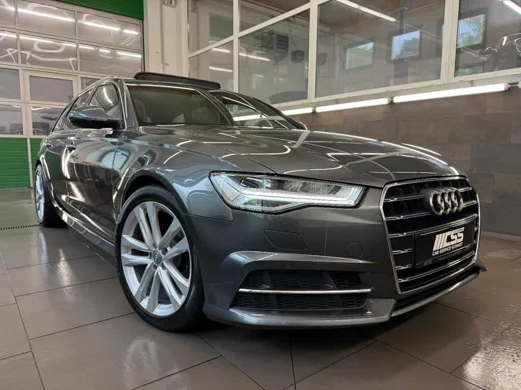 Audi A6 5 J. Garantie PANO AHK LED NAVI LEDER KEYL. 04/2018-photo-22