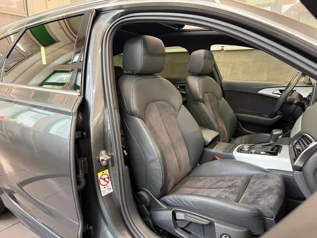 Audi A6 5 J. Garantie PANO AHK LED NAVI LEDER KEYL. 04/2018-photo-24