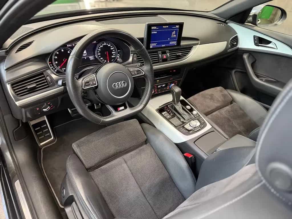 Audi A6 5 J. Garantie PANO AHK LED NAVI LEDER KEYL. 04/2018-photo-3