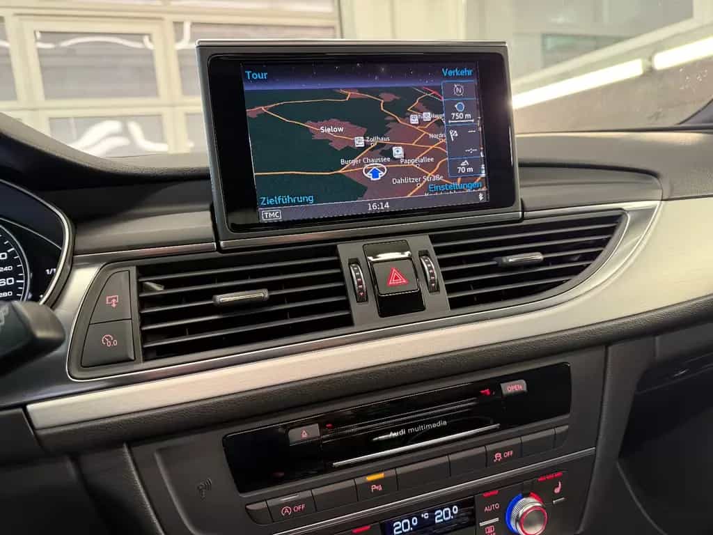 Audi A6 5 J. Garantie PANO AHK LED NAVI LEDER KEYL. 04/2018-photo-9