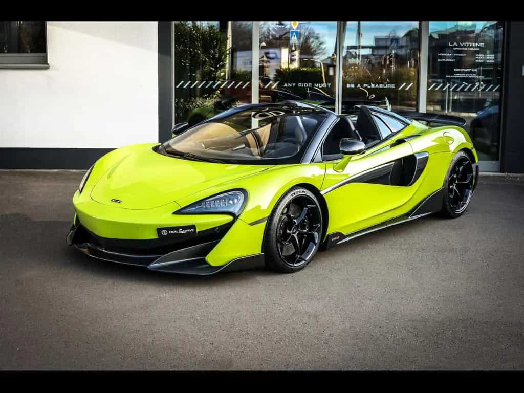 McLaren 600LT Spider 3.8 V8°PPF°LIME GREEN°FULL CARBON 01/2020-photo-15