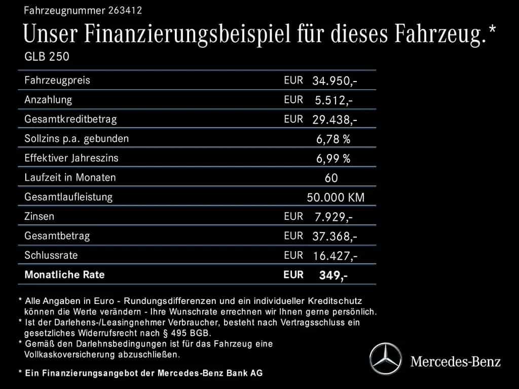 Mercedes-Benz GLB 250 4M AMG/Night/Bur/Multi/360°/AHK/MemSH 11/2021-photo-12