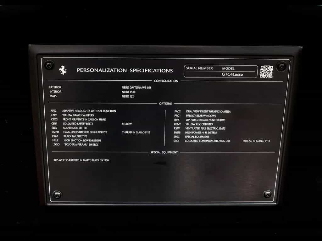 Ferrari GTC4Lusso V12°FRENCH REGI°NEW POWER 12M°PPF°LIFT 05/2018-photo-19