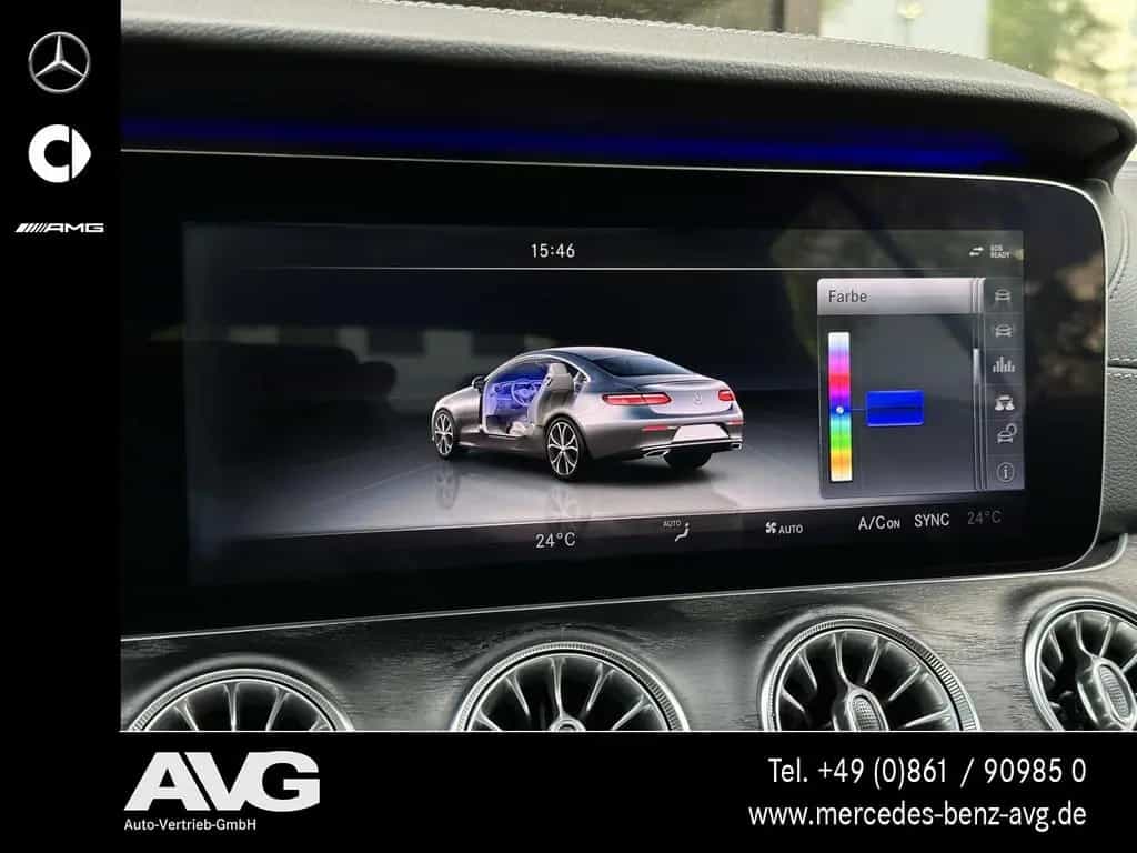 Mercedes-Benz E 200 Coupé AMG Widescr Pano Burm SitzKlima 360° 03/2018-photo-18