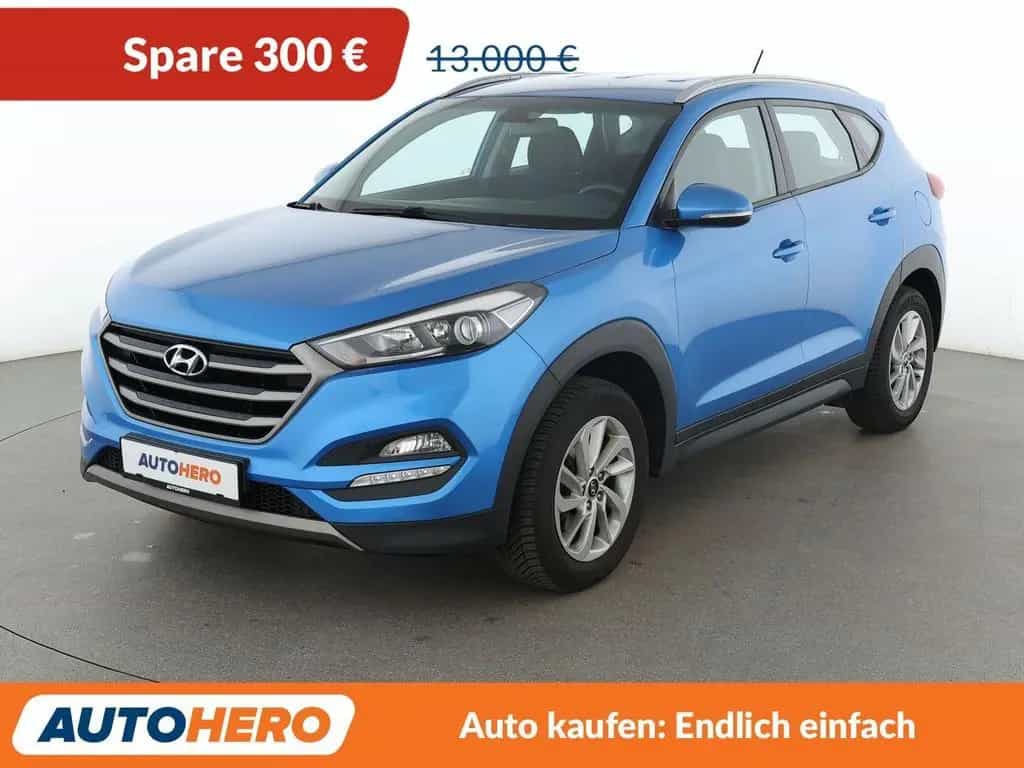 Hyundai TUCSON 1.6 Trend blue 2WD *TEMPO*PDC*SHZ*ALU* 10/2015-photo-0