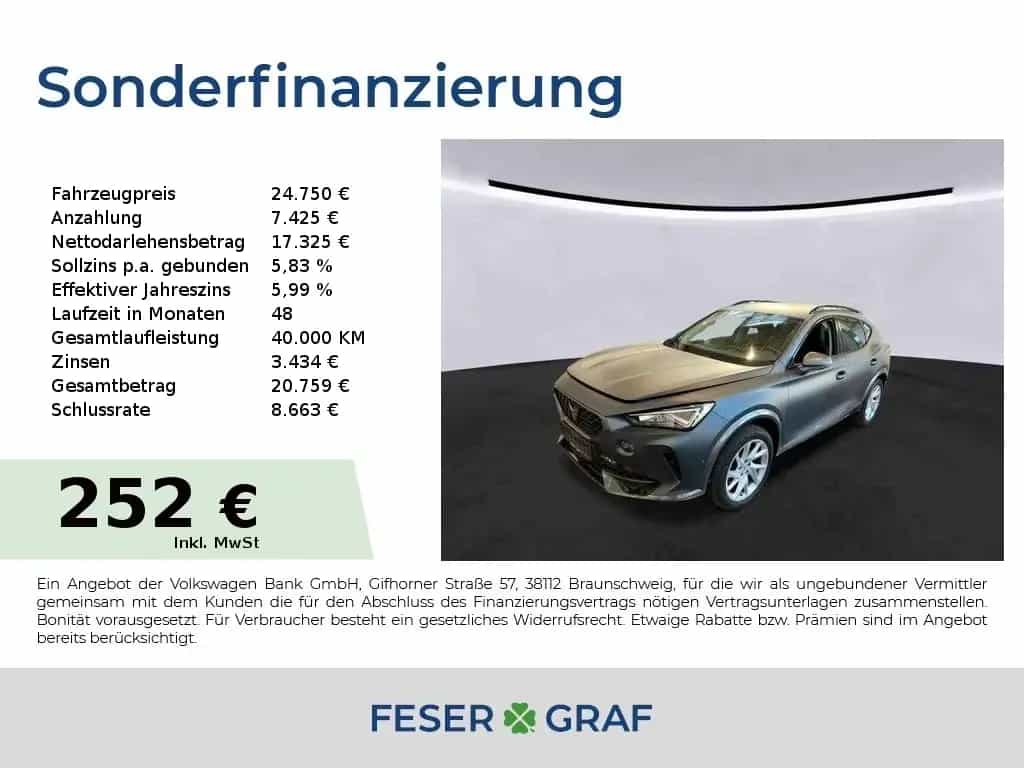 Cupra Formentor 1.5 TSI DSG ACC/PDZ/SHZ 04/2023-photo-0