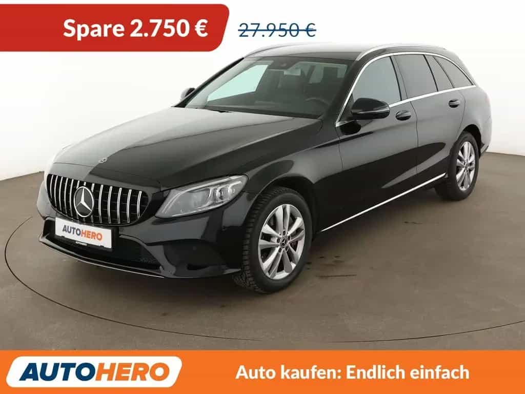 Mercedes-Benz C 400 T 4Matic Avantgarde Aut.*NAVI*LED*TEMPO* 07/2018-photo-0