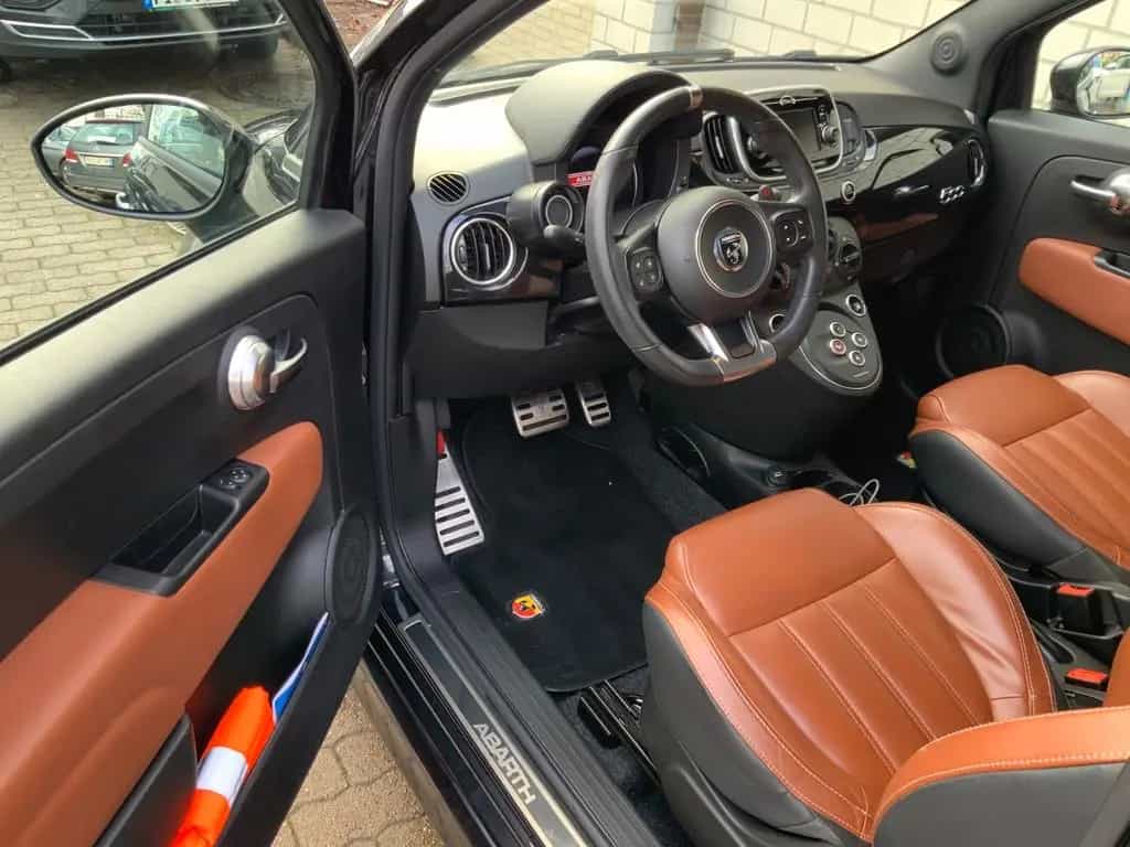 Abarth 595 Automatik LederCognac/NaviU-Connect 09/2017-photo-11