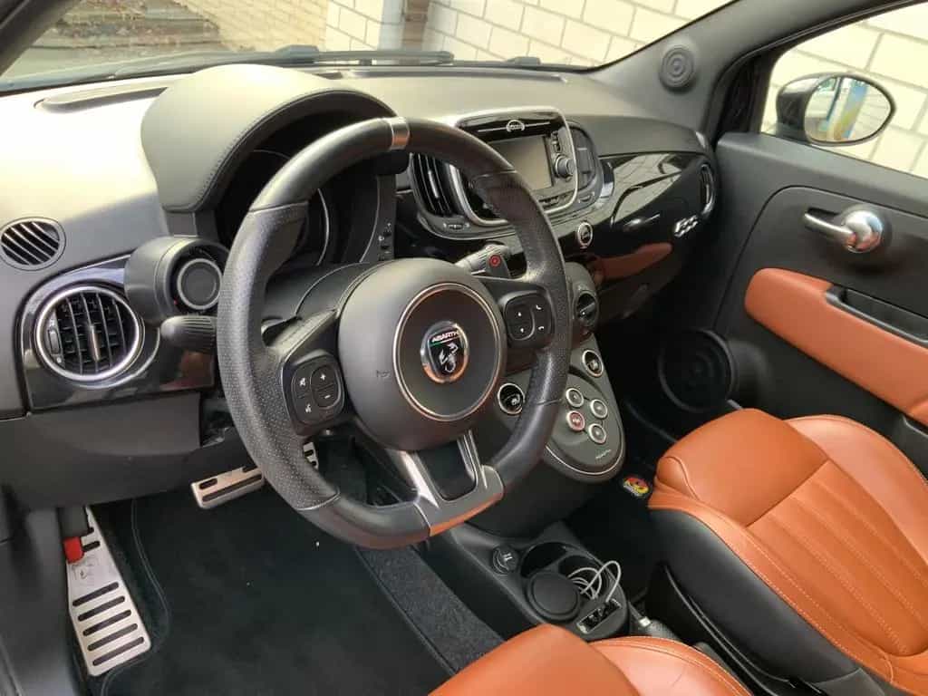 Abarth 595 Automatik LederCognac/NaviU-Connect 09/2017-photo-12