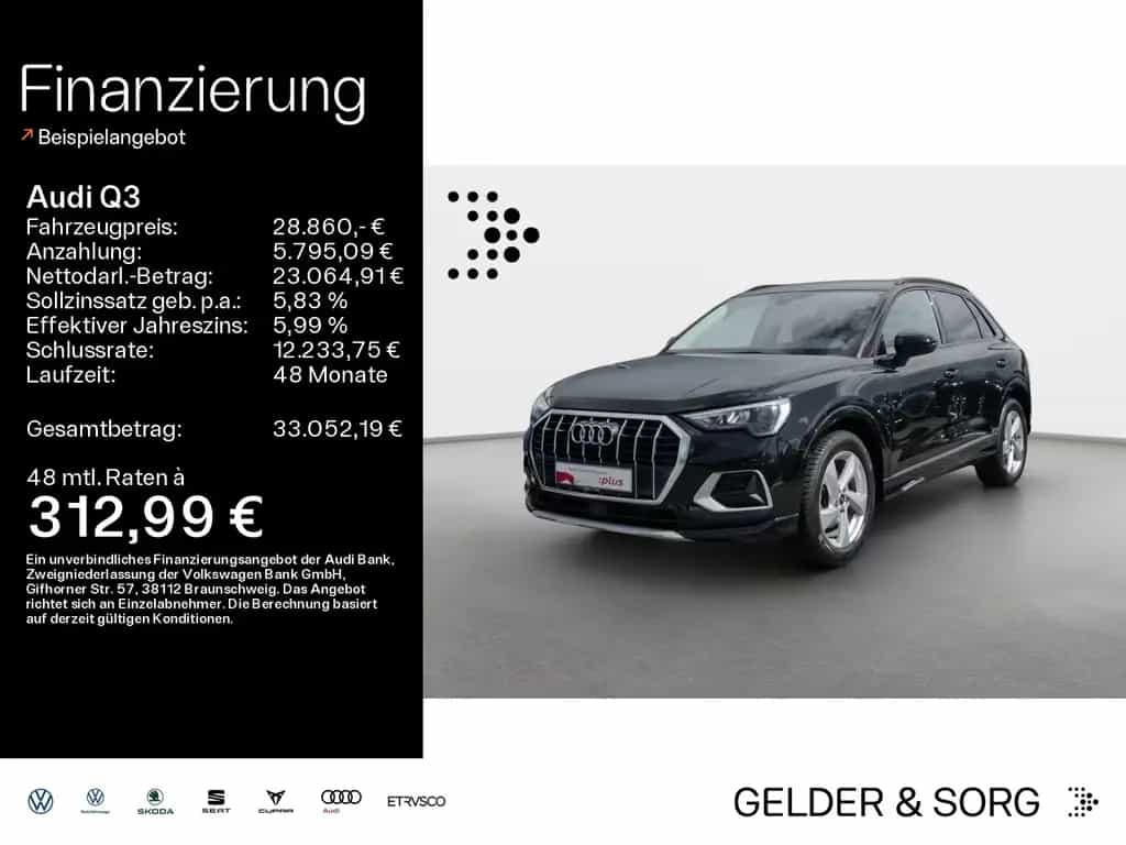 Audi Q3 35 TFSI advanced Business*RFK*2Zonen*VC+*Side 05/2023-photo-0