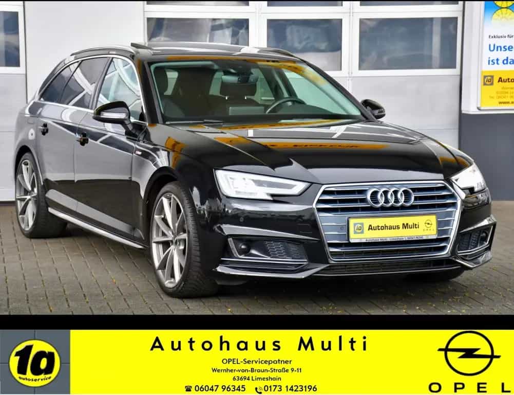 Audi A4 Avant design S-line Pano B&O ACC LED Kamera 07/2016-photo-0