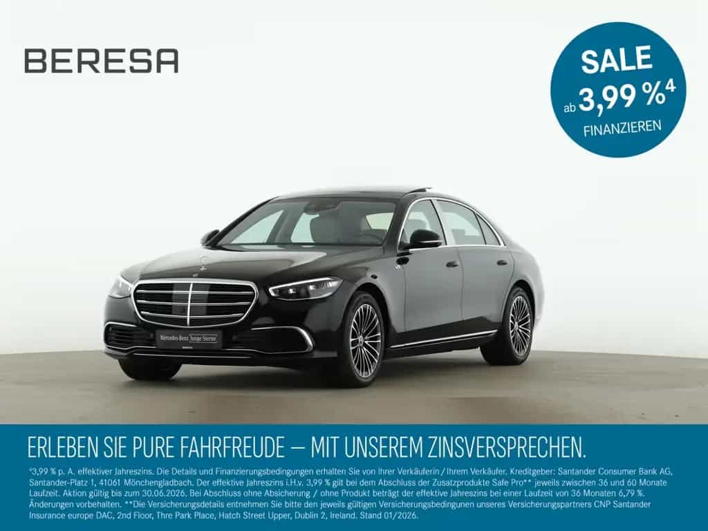 Mercedes-Benz S 580 4M Lang Standhz Pano Sitzklima AHK ab Werk 12/2023-photo-0