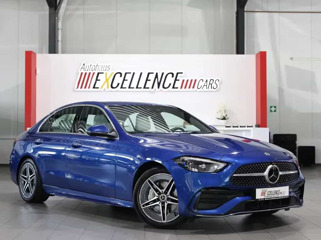Mercedes-Benz C 220 d LIMOUSINE AMG-LINE SPORT / BLUE & BEIGE 10/2023-photo-0