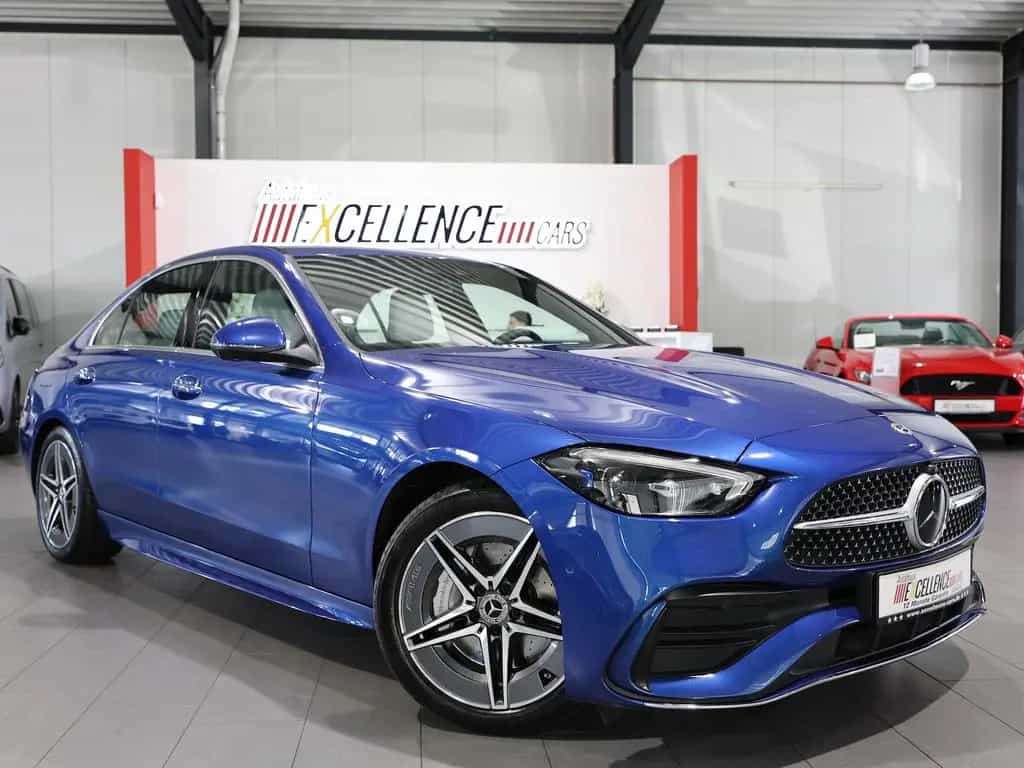 Mercedes-Benz C 220 d LIMOUSINE AMG-LINE SPORT / BLUE & BEIGE 10/2023-photo-1