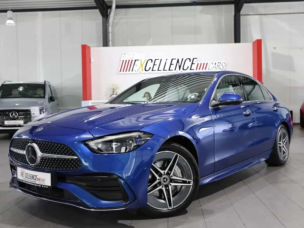 Mercedes-Benz C 220 d LIMOUSINE AMG-LINE SPORT / BLUE & BEIGE 10/2023-photo-3