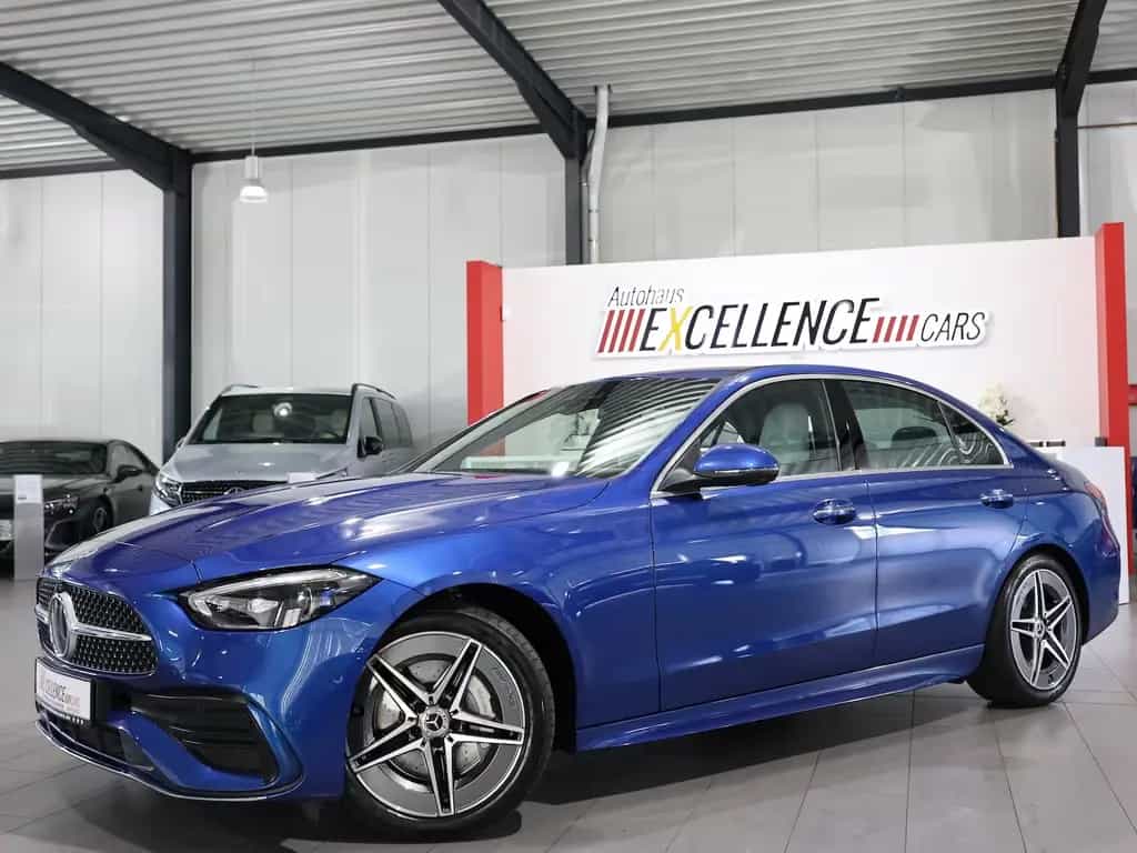 Mercedes-Benz C 220 d LIMOUSINE AMG-LINE SPORT / BLUE & BEIGE 10/2023-photo-4
