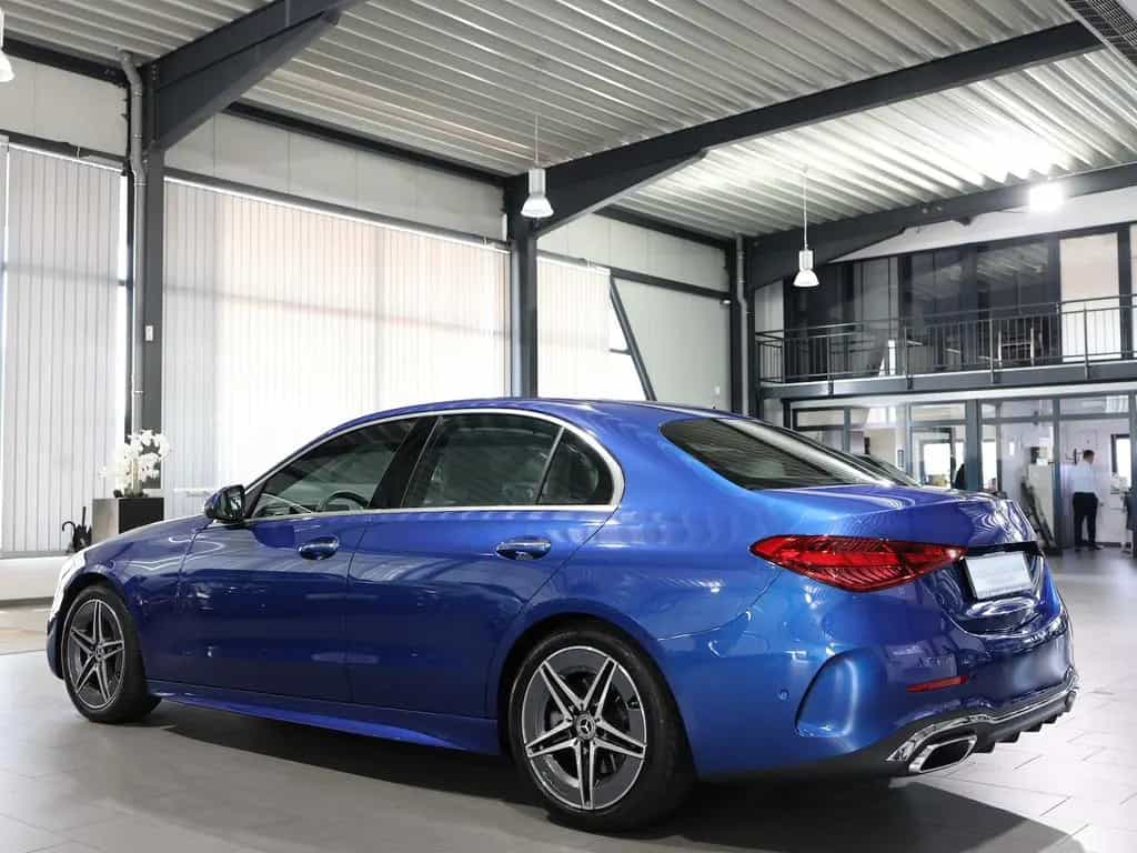 Mercedes-Benz C 220 d LIMOUSINE AMG-LINE SPORT / BLUE & BEIGE 10/2023-photo-9
