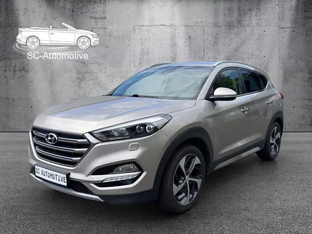 Hyundai TUCSON Premium 4WD*AHK*2-Zonen-Klima*Scheckheft 02/2018-photo-0