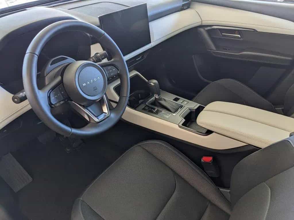 Mazda CX-5 2.5l (141PS) Exclusive Teilleder Schwarz/We 03/2026-photo-8