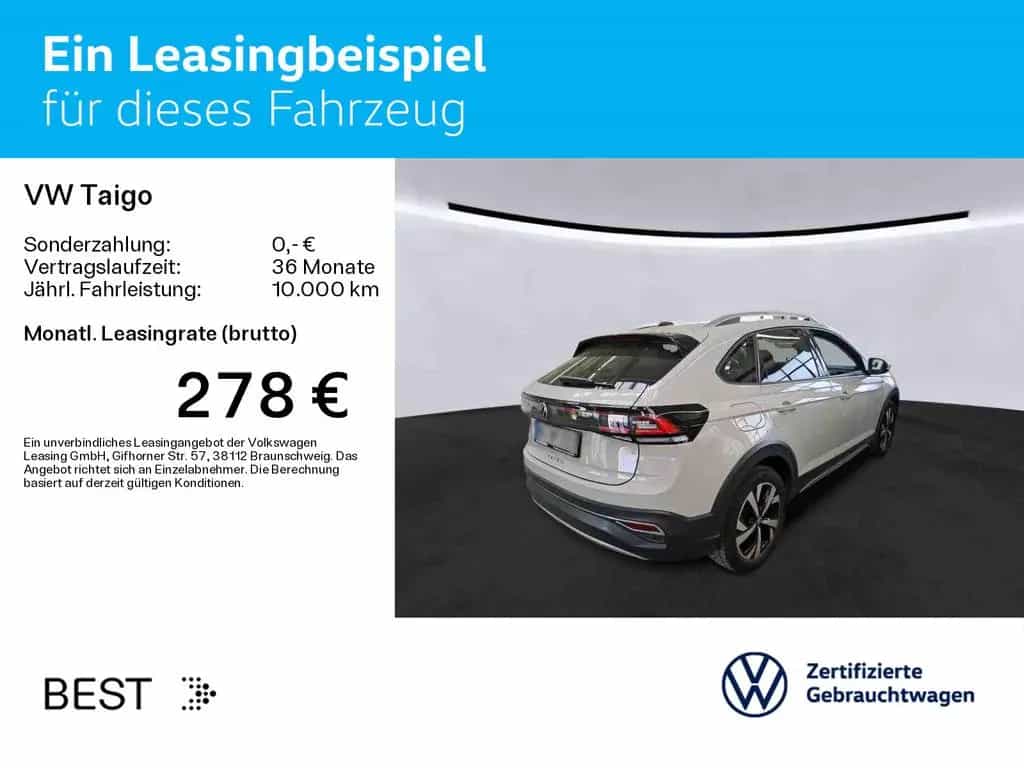 Volkswagen Taigo 1.0 TSI STYLE*IQ.LIGHT*AHK*KAMERA*PDC*SHZ* 04/2022-photo-2