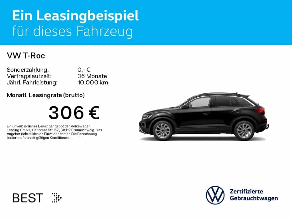 Volkswagen T-Roc 1.5 TSI DSG LIFE*LED*STHZG*AHK*KAMERA*PDC* 03/2023-photo-2