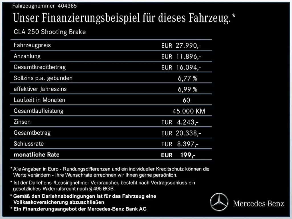 Mercedes-Benz CLA 250 Shooting Brake CLA 250 SB AMG+PANO+DISTRONIC+360°+MLED+EASYPACK 11/2019-photo-20