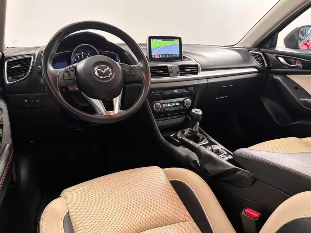 Mazda 3 Sports-Line*Leder*Navi*HUD*Xenon*2.Hand* 02/2014-photo-13