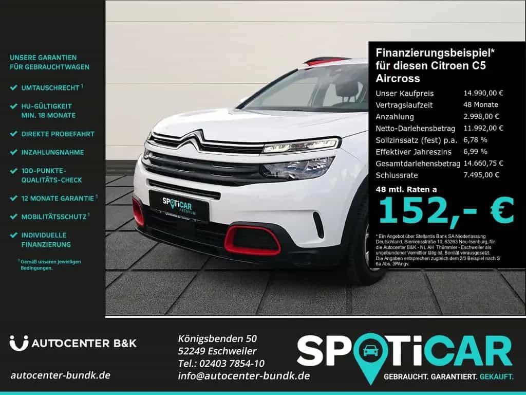 Citroën C5 Aircross PureTech 130 Live Navi GJR Apple Car 04/2019-photo-0
