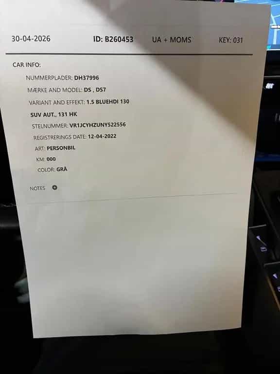 DS Automobiles DS7 (Crossback) DS7 Crossback DS 7 Crossback Performance Line 04/2022-photo-19