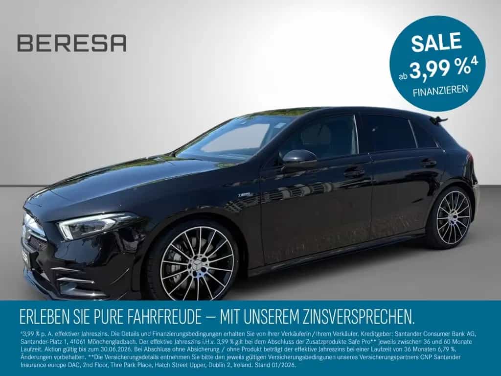 Mercedes-Benz A 35 AMG 4M Night Burmester MBUX Leder LED 10/2020-photo-0