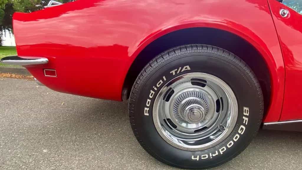 Corvette C3 Cabrio 68er Chromstoßstangen Modell 06/1968-photo-11