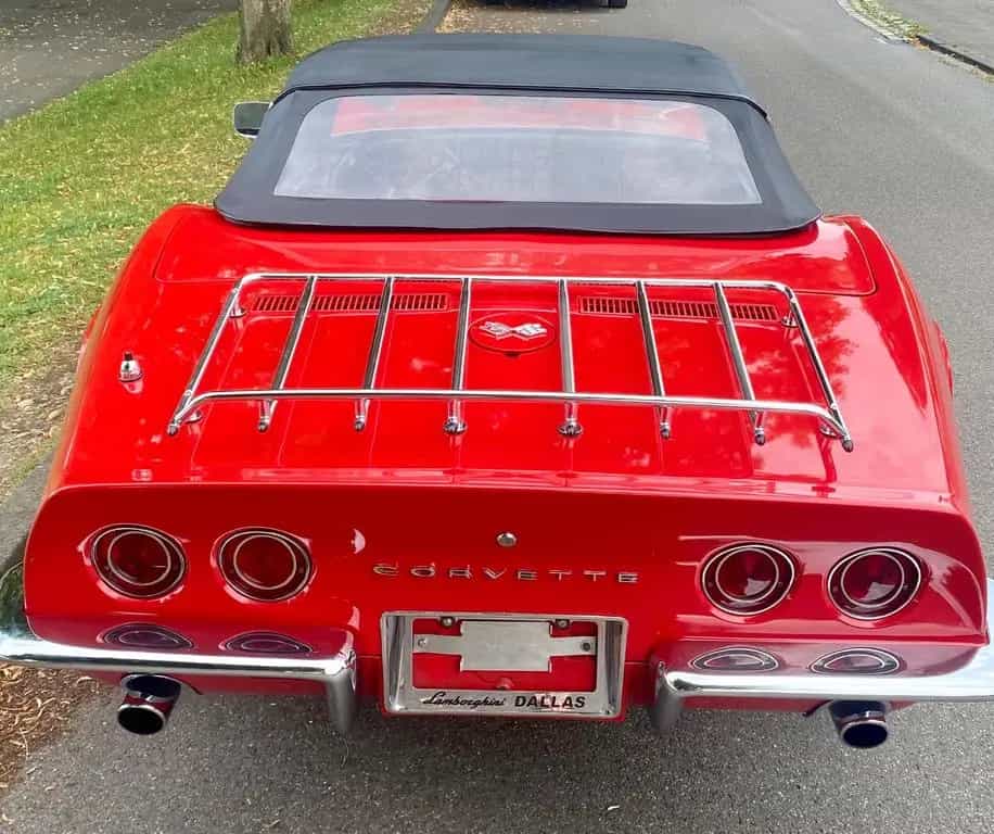 Corvette C3 Cabrio 68er Chromstoßstangen Modell 06/1968-photo-13