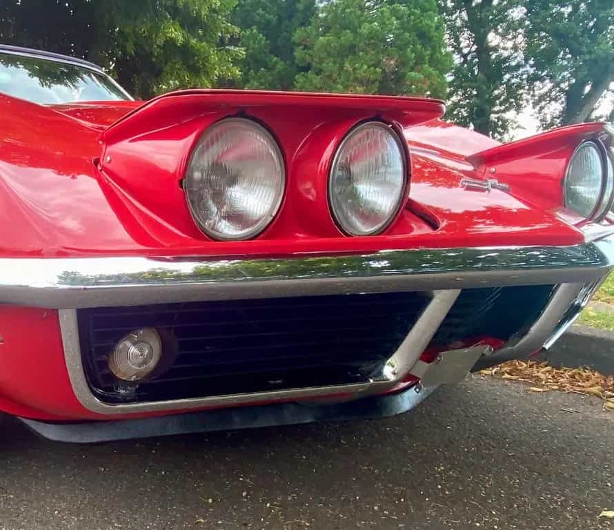 Corvette C3 Cabrio 68er Chromstoßstangen Modell 06/1968-photo-7