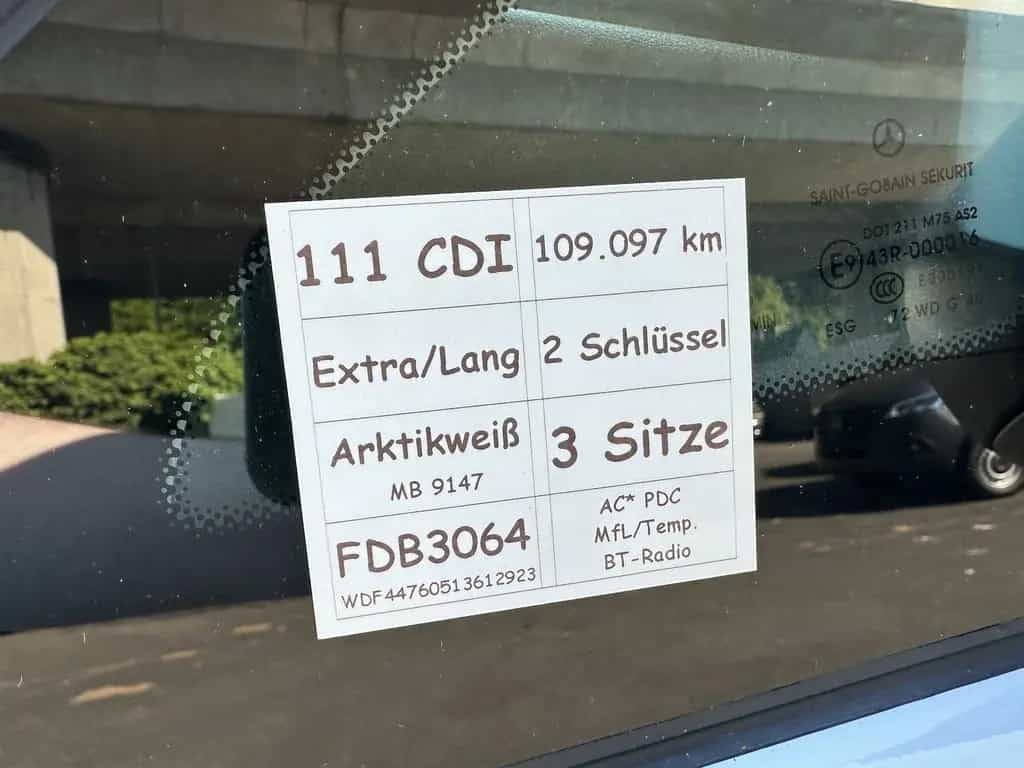 Mercedes-Benz Vito Kasten 111 CDI FWD extralang Sortimo Webast 07/2019-photo-4