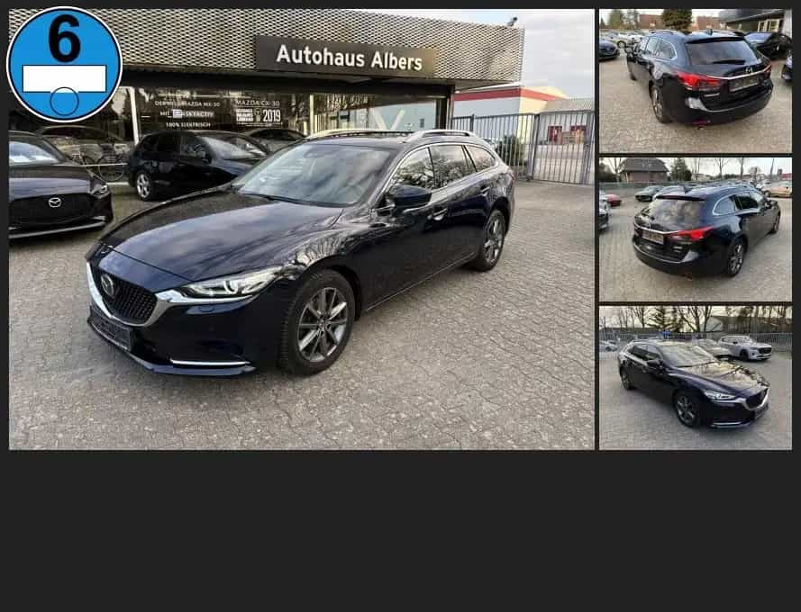 Mazda 6 SKYACTIV-G194 Kombi, Sports-l., GSD,  Leder, L 06/2019-photo-0