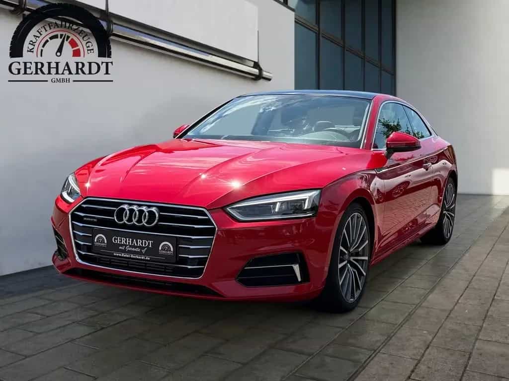 Audi A5 Coupe quattro design*AUTOM.*B&O*LED*CAM*1.Hd. 03/2017-photo-0