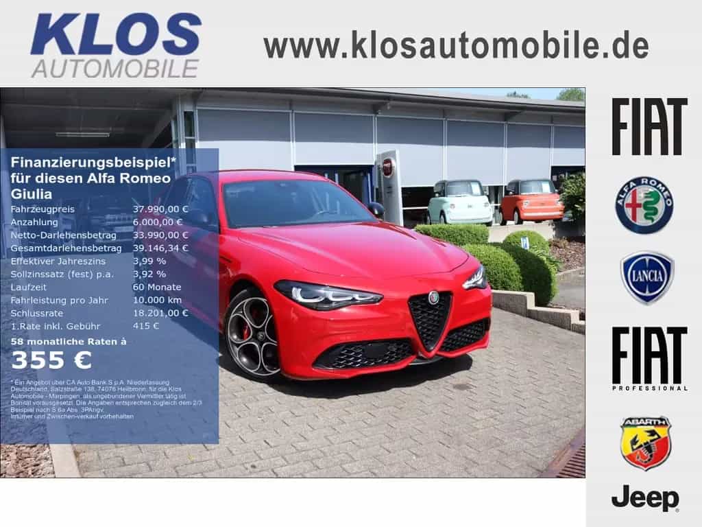 Alfa Romeo Giulia COMPETIZIONE 2.0 TURBO 16V 280 PS AT8 Q4 11/2023-photo-0