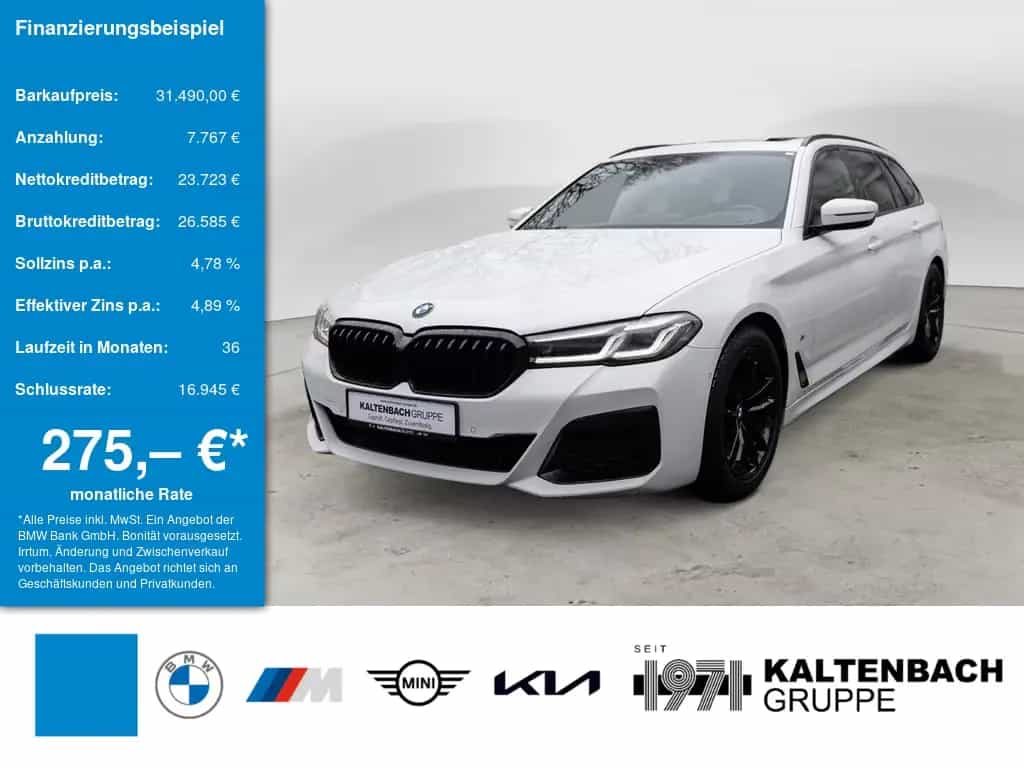 BMW 520 d Touring xDrive M-Sport PANO HUD LED W-LAN 01/2022-photo-0