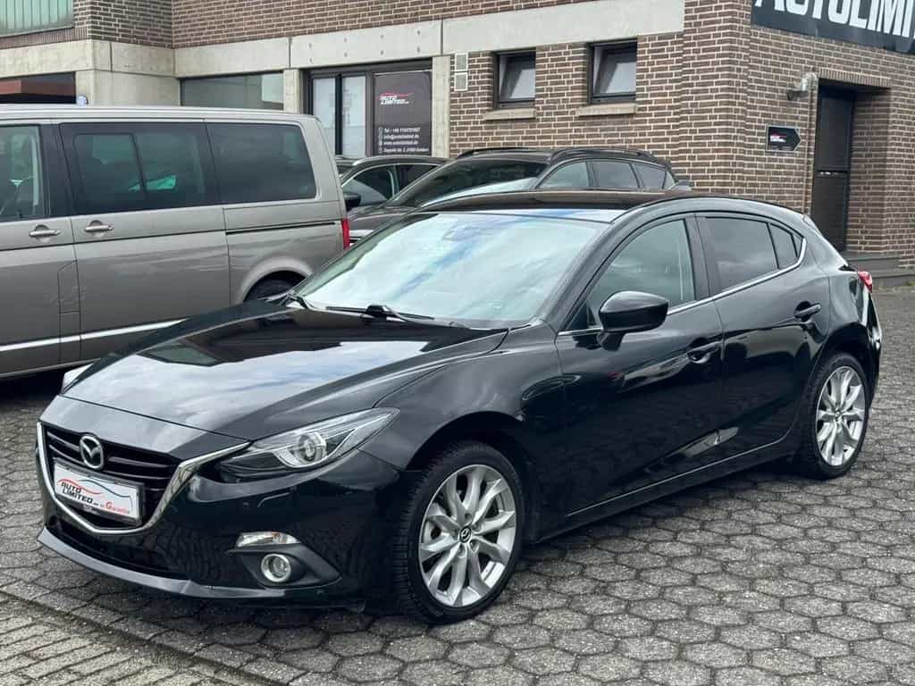 Mazda 3 Sports-Line Leder/Xenon/R.Kam/Navi 09/2016-photo-1