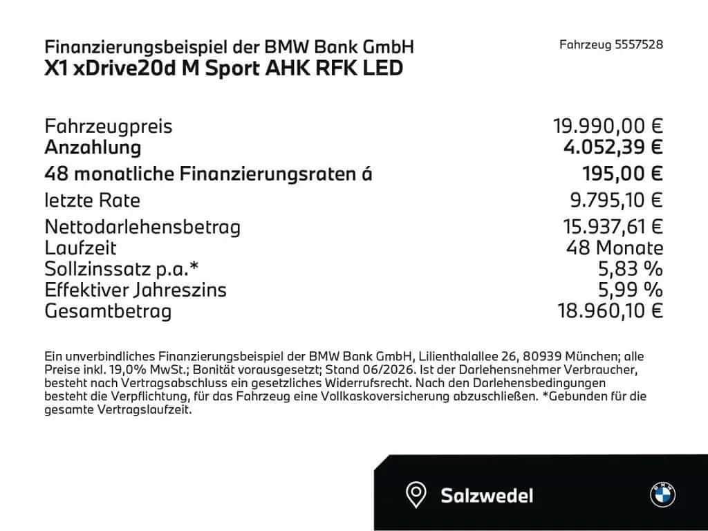 BMW X1 xDrive20d M Sport AHK RFK LED 07/2017-photo-1
