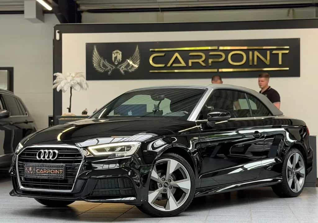 Audi A3 Cabrio //S-Line //Volleder//Virt/LED/Navi/BT 07/2017-photo-7